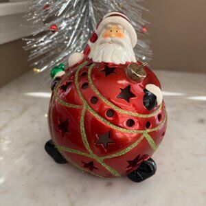 Home Reflections Ceramic Santa Luminary